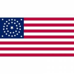 34 Star GreatStar United States of America Flag 1861 - Vinyl Sticker