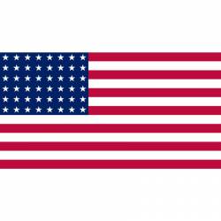 48 Star GreatStar United States of America Flag - Vinyl Sticker