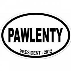 Tim Pawlenty For President - Oval Sticker