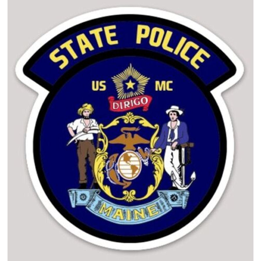 Maine State Police Vinyl Sticker at Sticker Shoppe