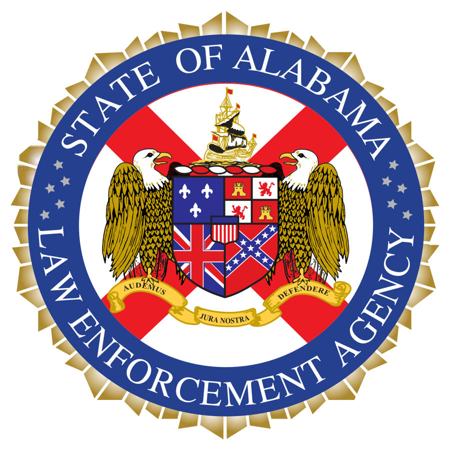 State Of Alabama Law Enforcement Logo Vinyl Sticker at Sticker Shoppe