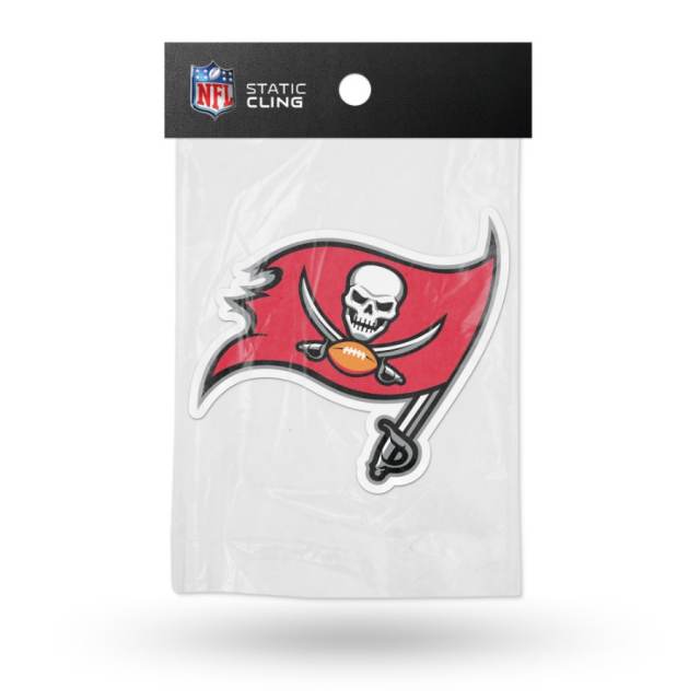 Tampa Bay Buccaneers - 5x5 Shape Cut Die Cut Static Cling