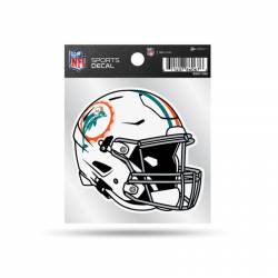Miami Dolphins Helmet - 4x4 Vinyl Sticker