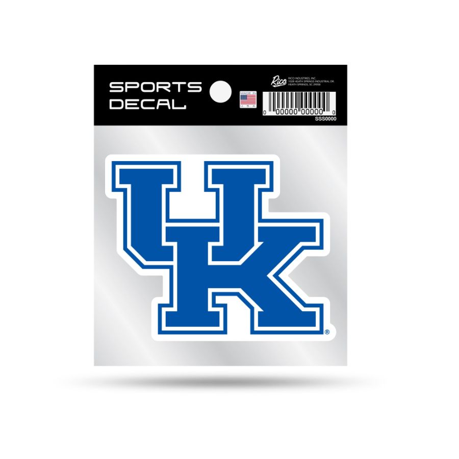 University Of Kentucky Wildcats 4x4 Vinyl Sticker at Sticker Shoppe