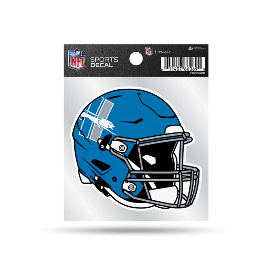detroit lions football helmet stencil All Surface Decal Decal is printed with a 3 year outdoor rating Detroit Lions Helmet - 4x4