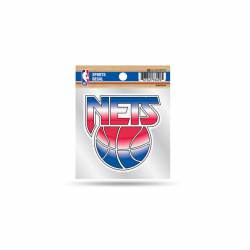 Brooklyn Nets Retro Vintage Logo - 4x4 Vinyl Sticker