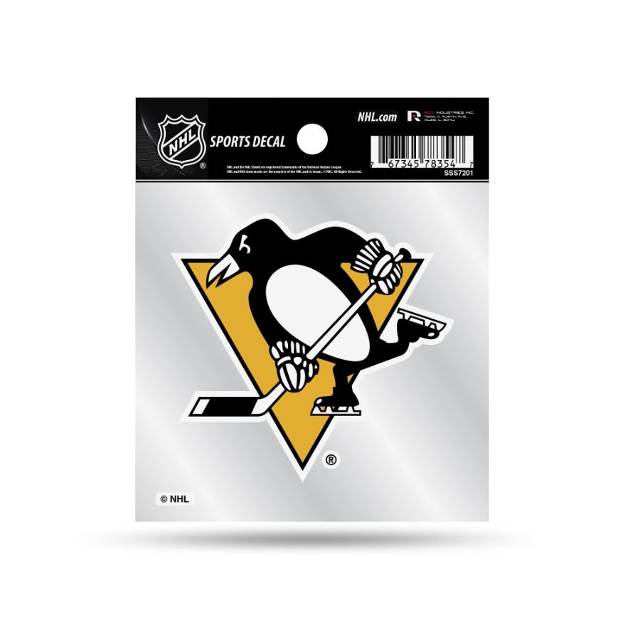 Pittsburgh Penguins 4x4 Vinyl Sticker at Sticker Shoppe