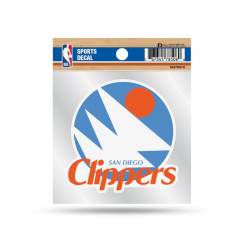 Los Angeles San Diego Clippers Retro Vintage Logo - 4x4 Vinyl Sticker