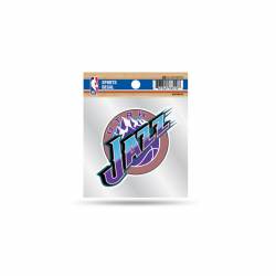 Utah Jazz Retro Vintage Logo - 4x4 Vinyl Sticker