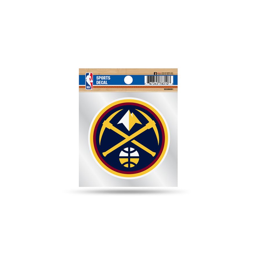 Denver Nuggets 4x4 Vinyl Sticker at Sticker Shoppe