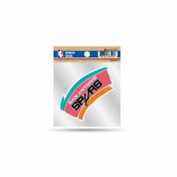 San Antonio Spurs Retro Vintage Logo - 4x4 Vinyl Sticker