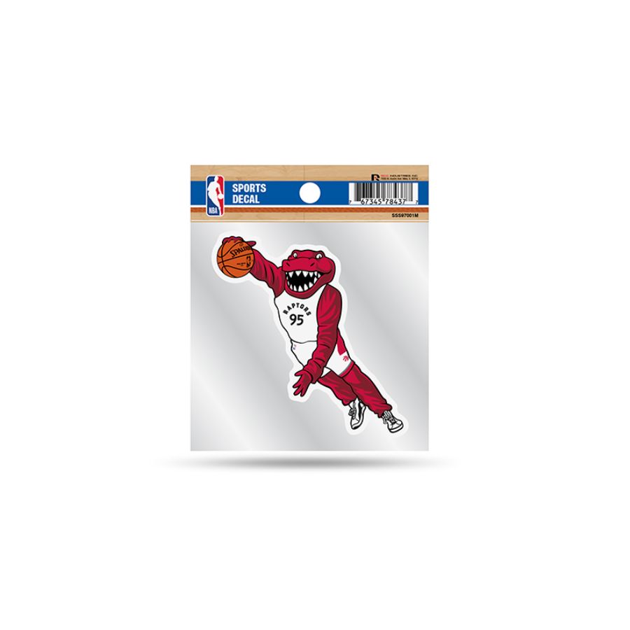 Toronto Raptors Stickers Toronto Raptors Mascot - 4x4 Vinyl Sticker at Sticker Shoppe