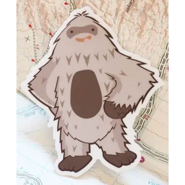 Confident Bigfoot - Vinyl Sticker