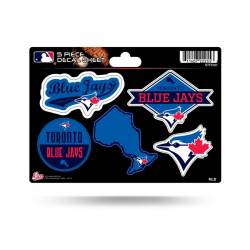 Toronto Blue Jays - 5 Piece Sticker Sheet