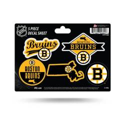 Boston Bruins 2025 Logo - 5 Piece Sticker Sheet