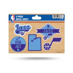 Utah Jazz 2025 Logo - 5 Piece Sticker Sheet