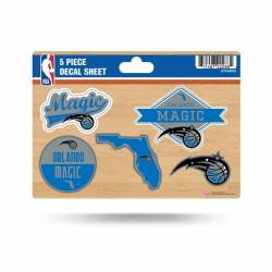 Orlando Magic - 5 Piece Sticker Sheet