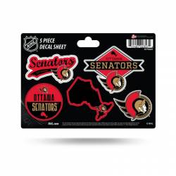 Ottawa Senators - 5 Piece Sticker Sheet