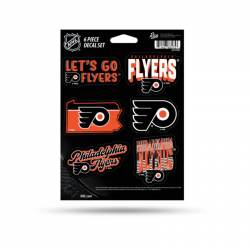 Philadelphia Flyers - Sheet Of 6 Vinyl Stickers
