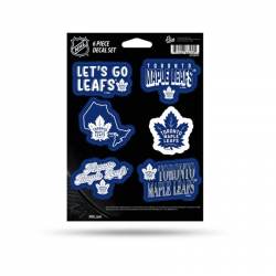 Toronto Maple Leafs - Sheet Of 6 Vinyl Stickers