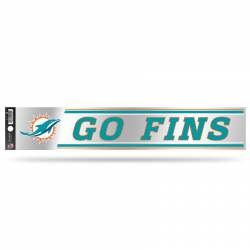 Miami Dolphins - 3x17 Clear Vinyl Sticker