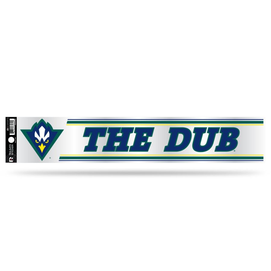 University Of North Carolina Wilmington Seahawks - 3x17 Clear Vinyl Sticker