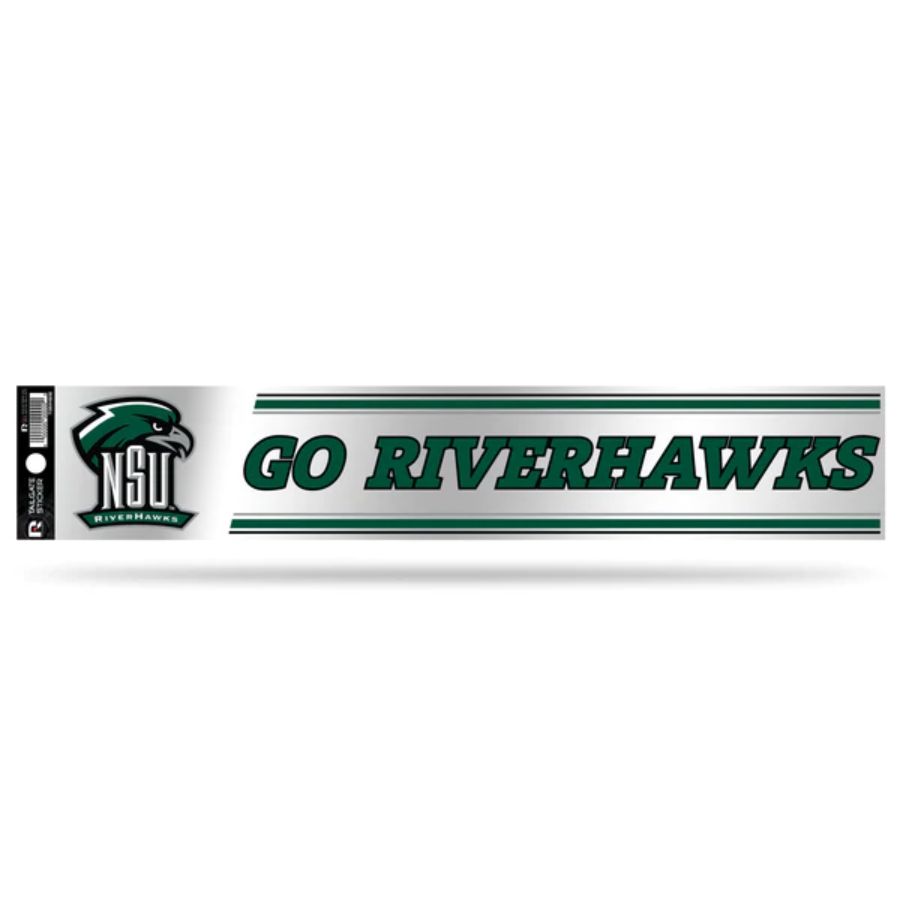Northeastern State University RiverHawks - 3x17 Clear Vinyl Sticker