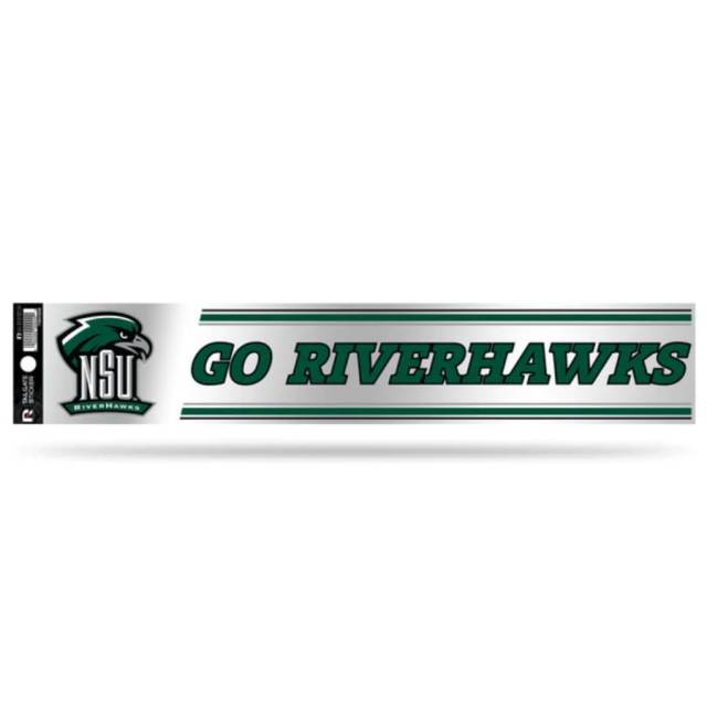 Northeastern State University RiverHawks - 3x17 Clear Vinyl Sticker