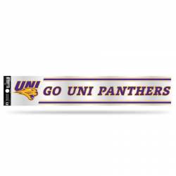 Northern Iowa University Panthers - 3x17 Clear Vinyl Sticker