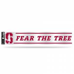 Stanford University Cardinal - 3x17 Clear Vinyl Sticker