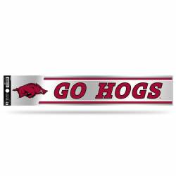 University Of Arkansas Razorbacks - 3x17 Clear Vinyl Sticker