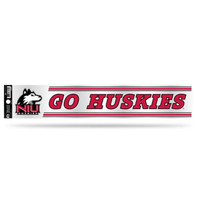 Northern Illinois University Huskies - 3x17 Clear Vinyl Sticker