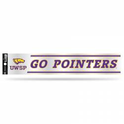 University Of Wisconsin-Stevens Point Pointers - 3x17 Clear Vinyl Sticker