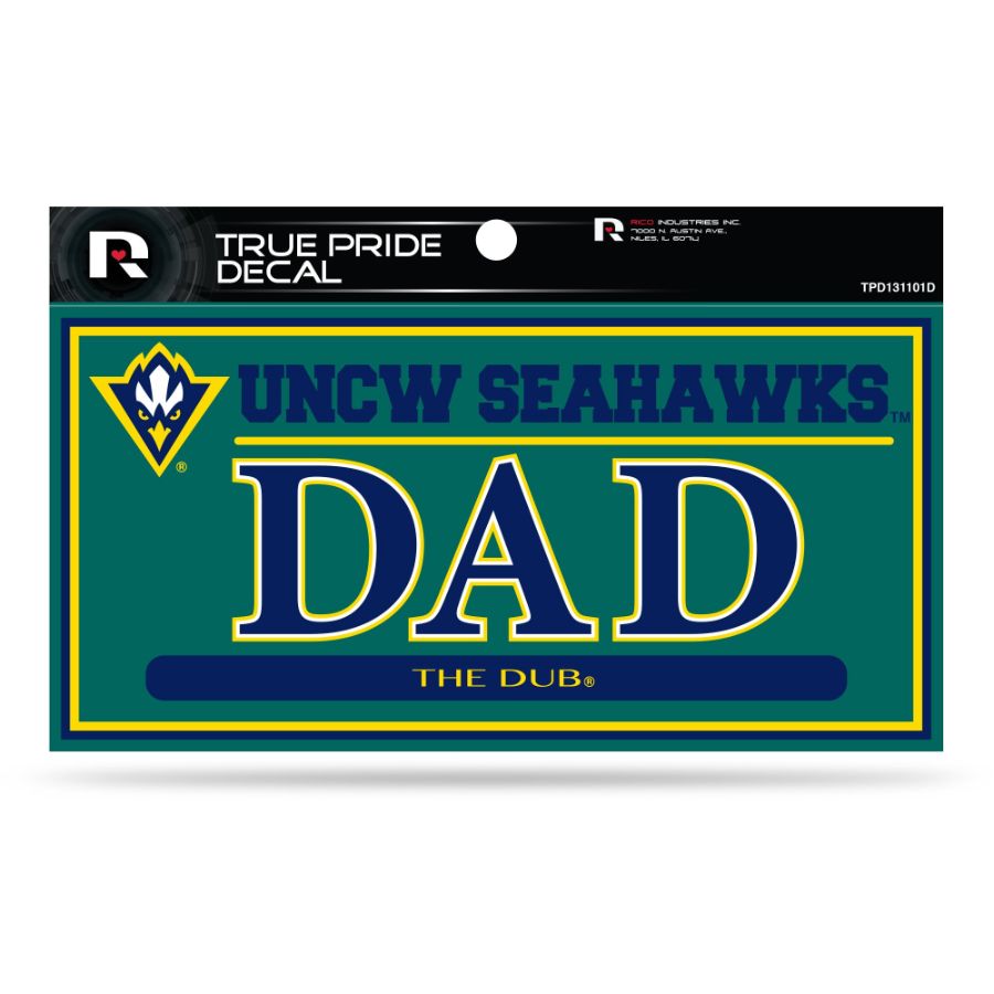 University Of North Carolina Wilmington Seahawks Dad - 3x6 True Pride ...
