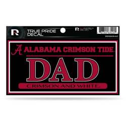 University of Alabama Crimson Tide Dad Crimson & Black - 3x6 True Pride Vinyl Sticker