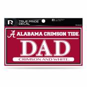 University of Alabama Crimson Tide Dad - 3x6 True Pride Vinyl Sticker
