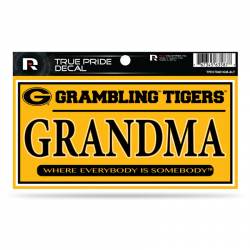 Grambling State University Tigers Grandma Yellow - 3x6 True Pride Vinyl Sticker