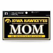 University Of Iowa Hawkeyes Mom - 3x6 True Pride Vinyl Sticker