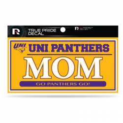Northern Iowa University Panthers Mom Gold - 3x6 True Pride Vinyl Sticker