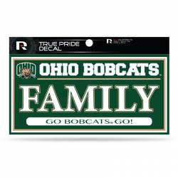Ohio University Bobcats Family - 3x6 True Pride Vinyl Sticker