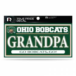 Ohio University Bobcats Grandpa - 3x6 True Pride Vinyl Sticker