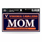 University Of Virginia Cavaliers Mom - 3x6 True Pride Vinyl Sticker