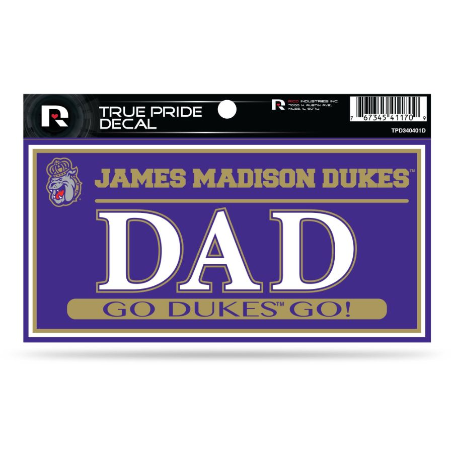James Madison University JMU Sticker Decal Pack - 8 Inch Vinyl Decals For Laptop, Car, Water Bottle