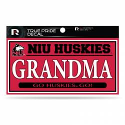 Northern Illinois University Huskies Grandma Red - 3x6 True Pride Vinyl Sticker
