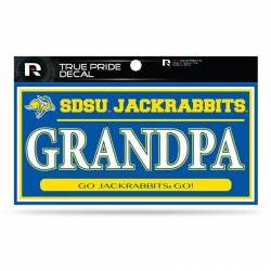 South Dakota State University Jackrabbits Grandpa - 3x6 True Pride Vinyl Sticker