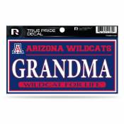 University Of Arizona Wildcats Grandma - 3x6 True Pride Vinyl Sticker