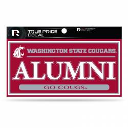 Washington State University Cougars Alumni - 3x6 True Pride Vinyl Sticker