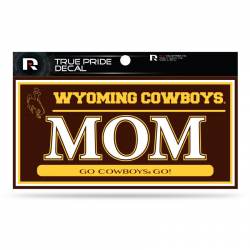University Of Wyoming Cowboys Mom - 3x6 True Pride Vinyl Sticker