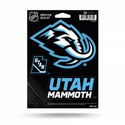 Utah Mammoth - 3 Piece Triple Play Sticker Sheet