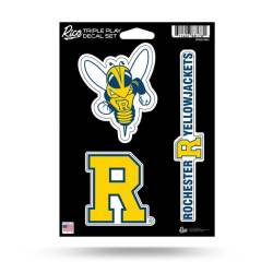 University Of Rochester YellowJackets - 3 Piece Triple Play Sticker Sheet